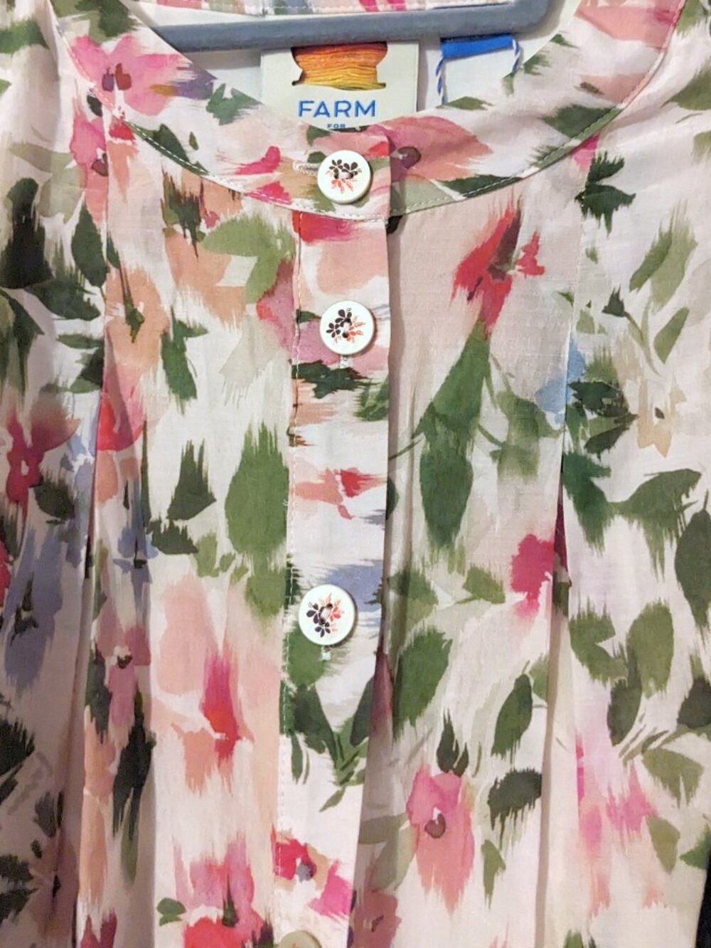 NWT @loverlygrey x Farm Rio Short-Sleeve Dress Size M - Picture 9 of 16
